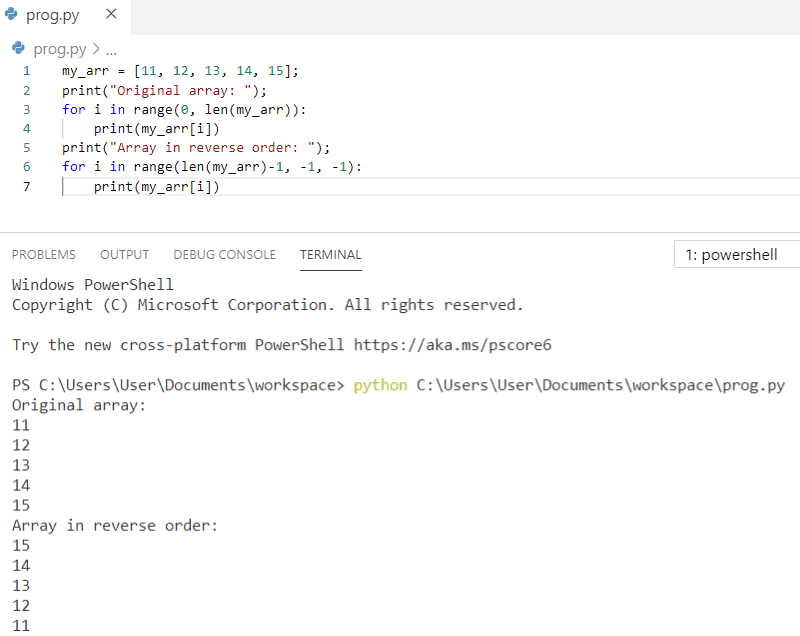 Python Program To Print Element In An Array Python Guides