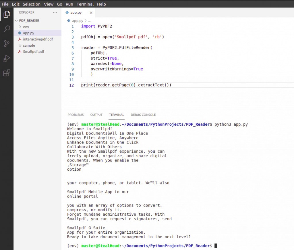 PdfFileReader Python Example Python Guides