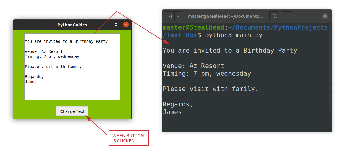 Python Tkinter Text Box Widget + Examples Python Guides