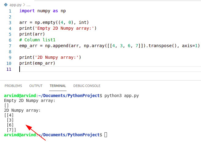 Python NumPy Empty Array With Examples Python Guides