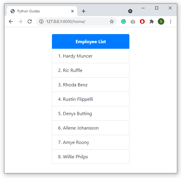 Django For Loop Python Guides