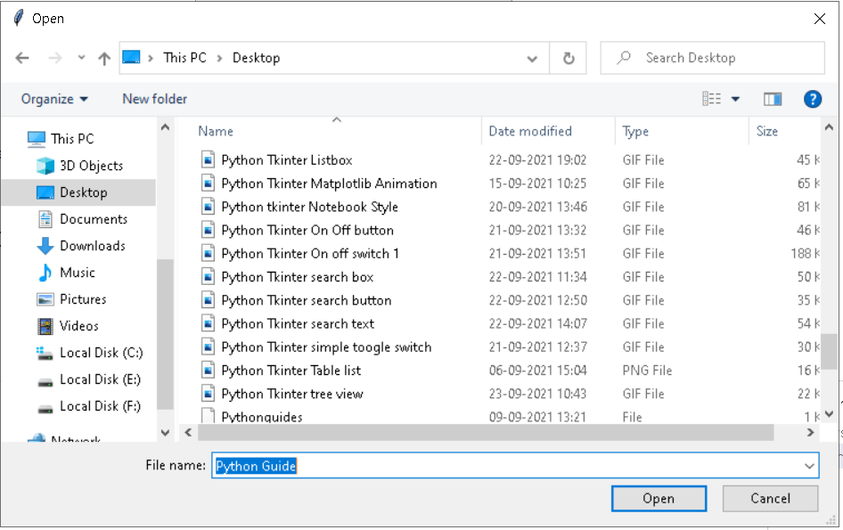 Python Tkinter Search Box Python Guides