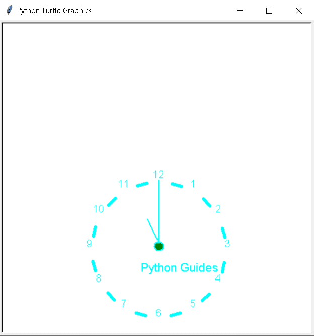 Python Turtle Clock How To Draw Python Guides