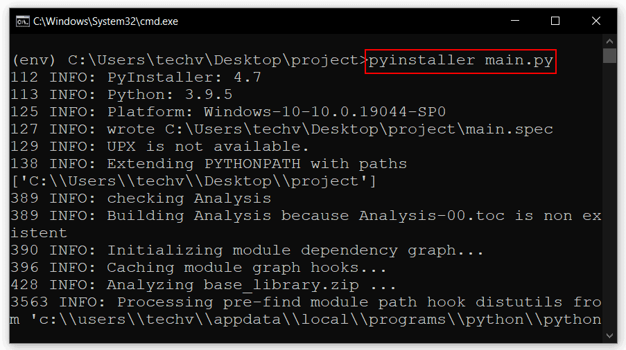 How To Convert Python File To Exe Using Pyinstaller Python Guides