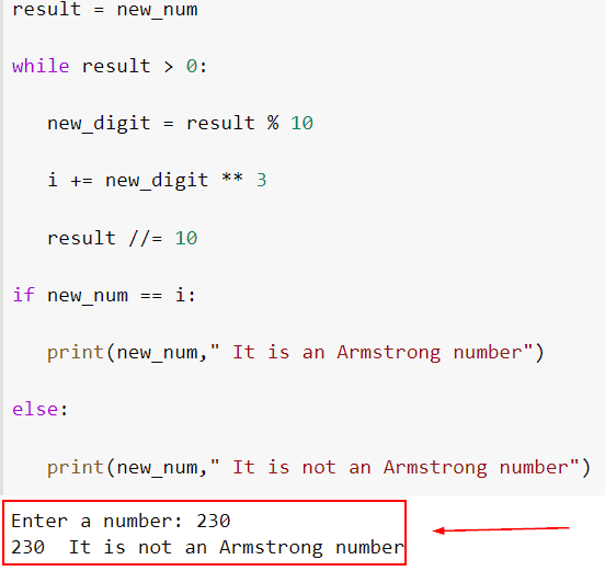Armstrong Number In Python Python Guides