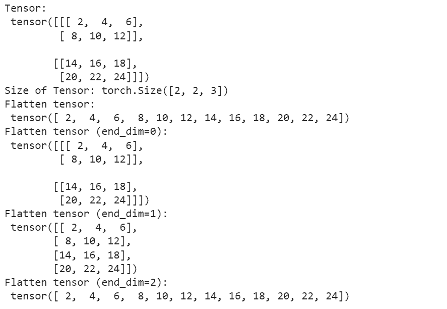 PyTorch Flatten + 8 Examples Python Guides