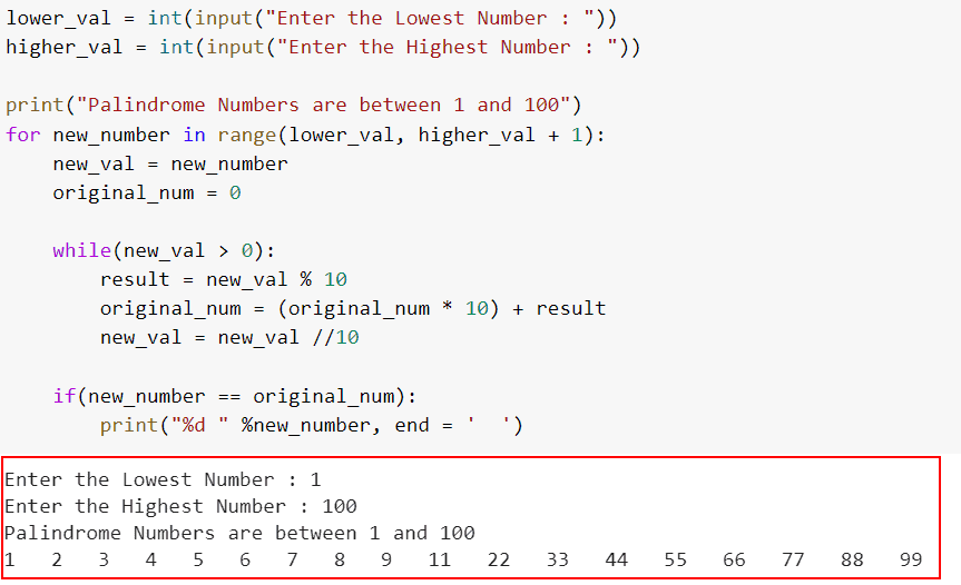 Python Palindrome Program With Examples Python Guides
