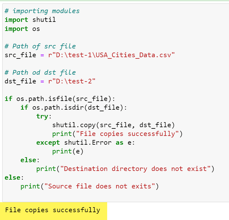 Python Shutil Copy File + Examples Python Guides