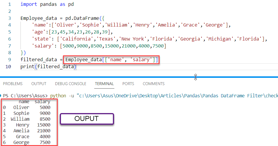 How To Filter DataFrame In Python Pandas 11 Ways To Filter Pandas DataFrame Python Guides