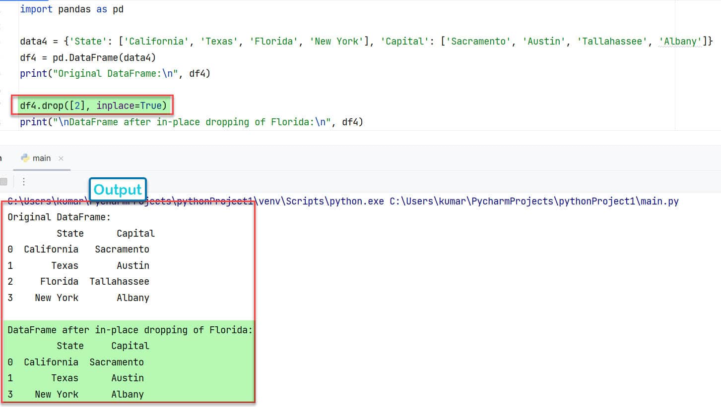 How To Drop Rows In Python Pandas DataFrames [4 Examples] Python Guides