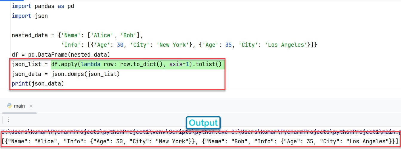 How To Convert A DataFrame To JSON Array In Python DataFrame To JSON