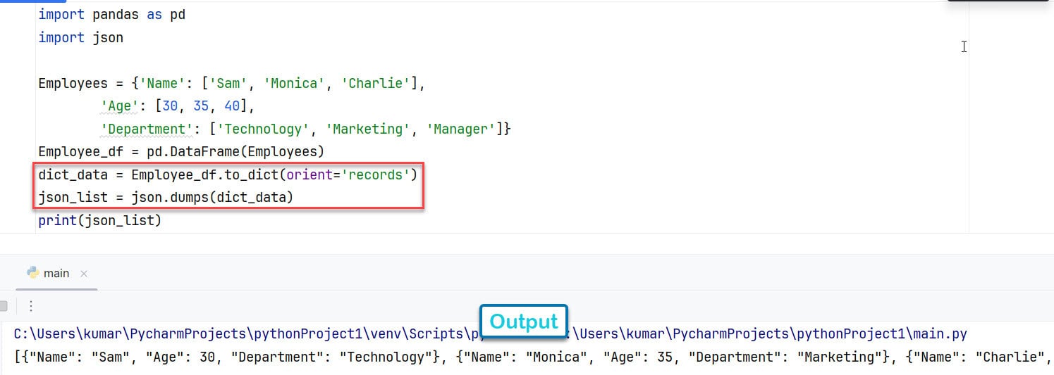 How To Convert A DataFrame To JSON Array In Python DataFrame To JSON