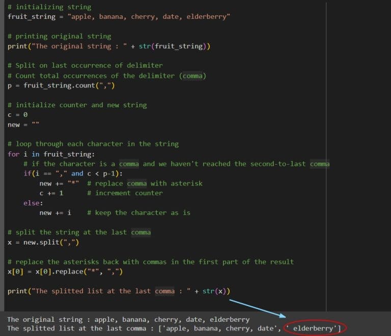 How To Split Last Element In Python Python Guides