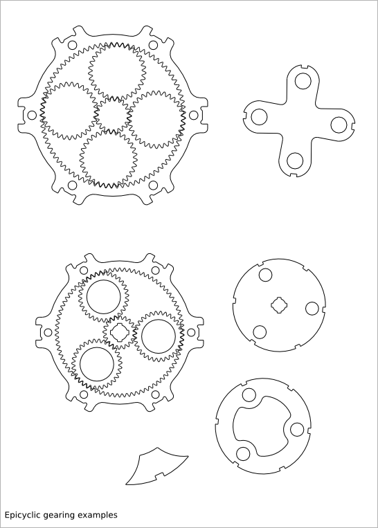 25. Epicyclic Gearing Design — Cnc25D 0.1.10 documentation