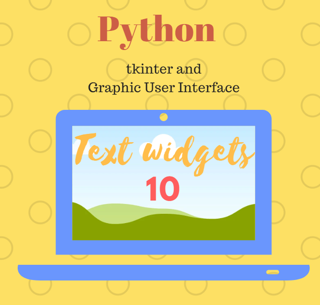 Tkinter 10 Text widget python programming