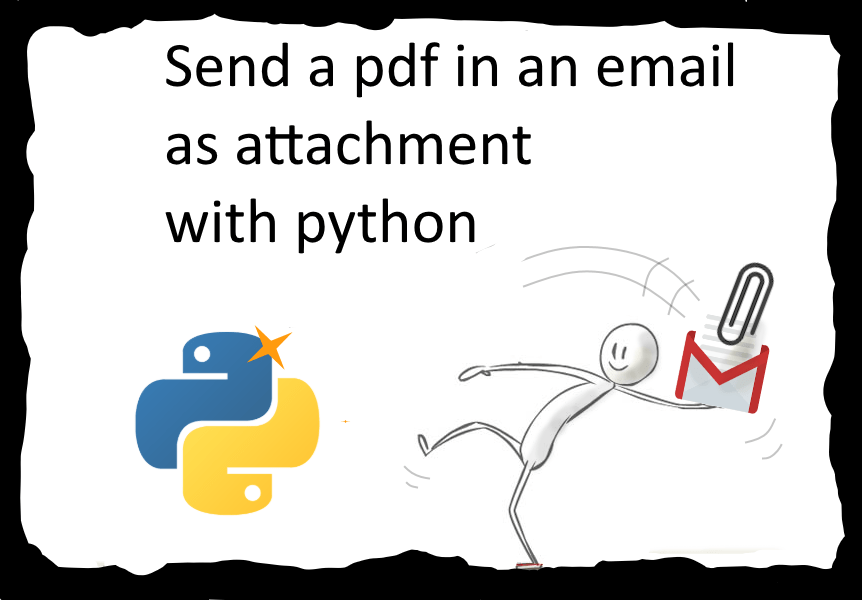 Send a pdf with an email with python python programming