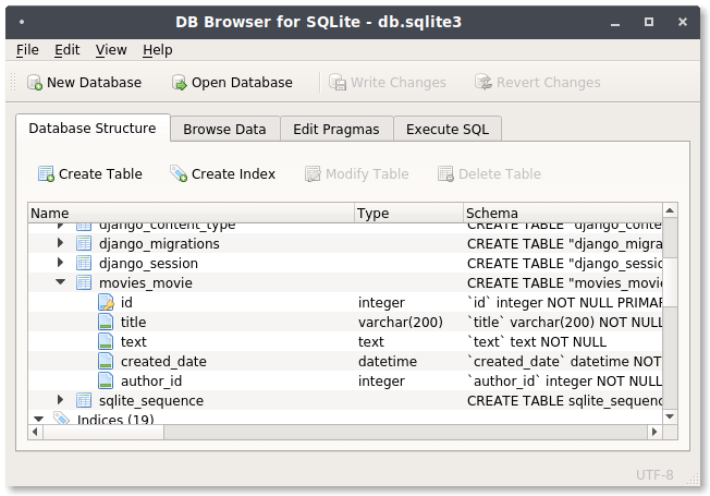 Django Models to Access the Database - Python