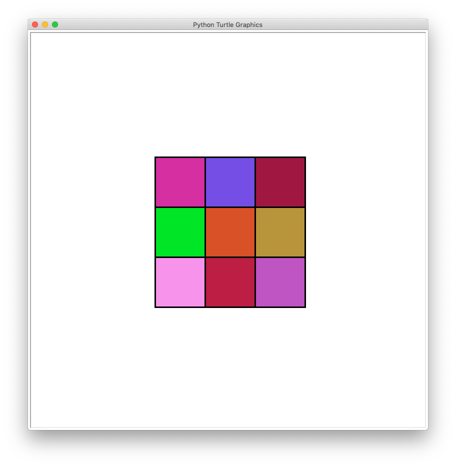 3×3 Squares Learn Python