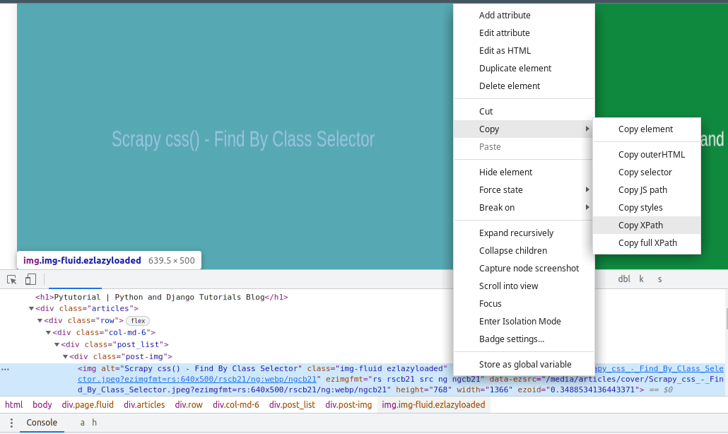 Scrapy xpath() Find By Xpath
