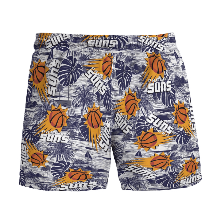 PHOENIX SUNS BASKETBALL BEACH SHORTS QFinder Trending Design T Shirt