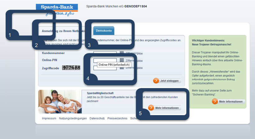 Sparda rde is tracked by us since april 2011. Deutschlands Online- Banking im Usability Test - Teil 1 ...