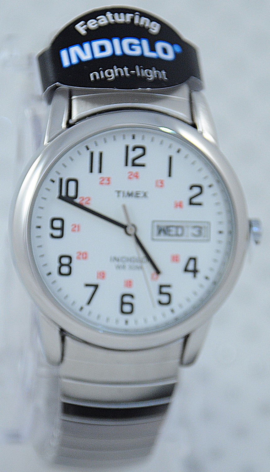 Timex T20461 Reader Silver Tone Expansion
