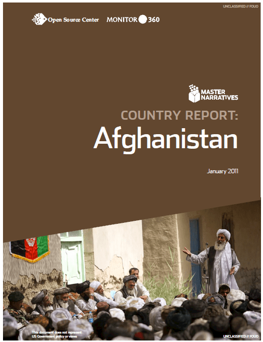 (U//FOUO) Open Source Center Master Narratives Country Report