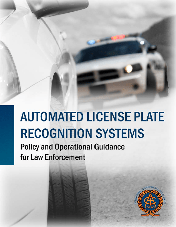 DoJ Funded Study Automated License Plate Recognition