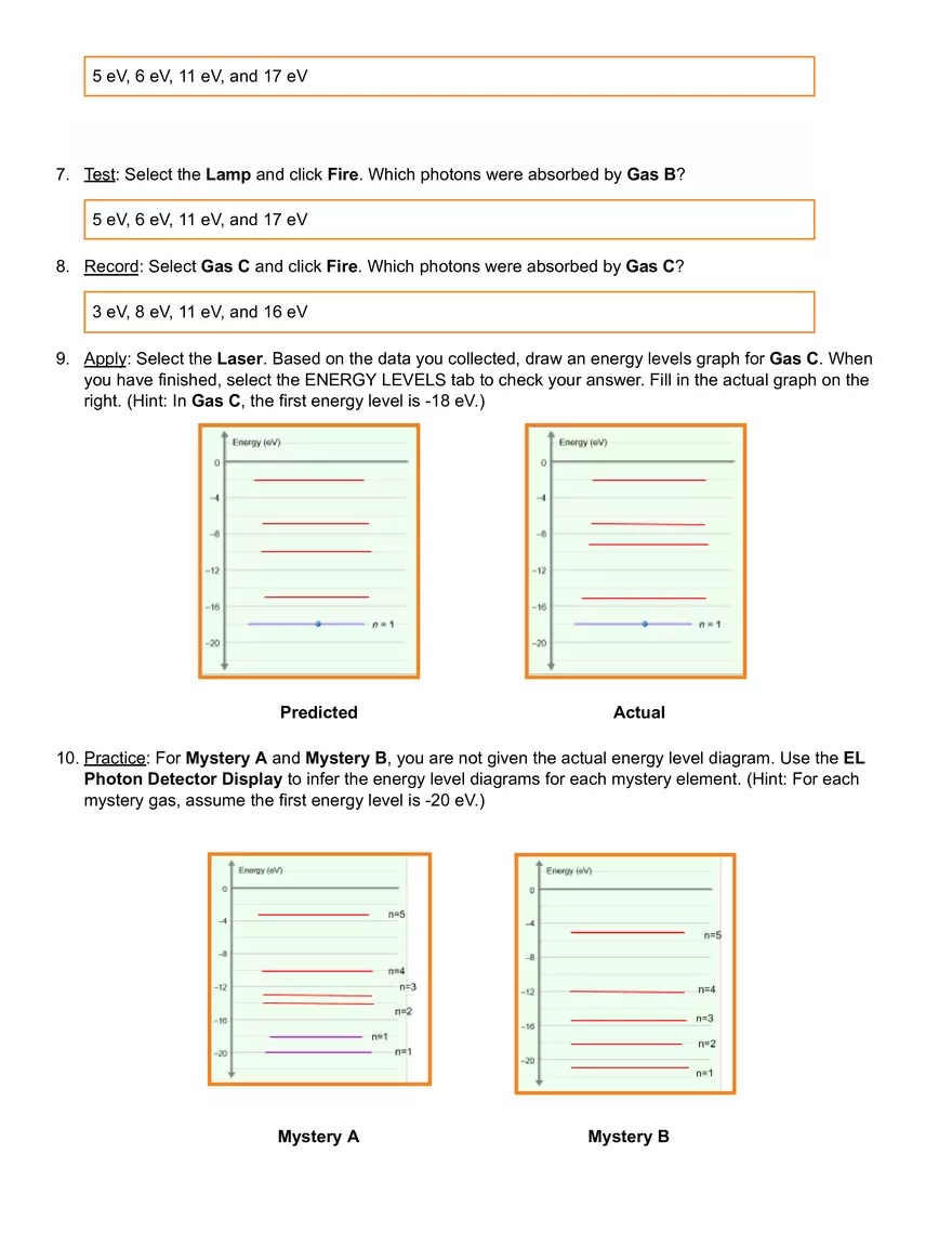 Bohr Model: Introduction Gizmo Answer Key - Edubirdie