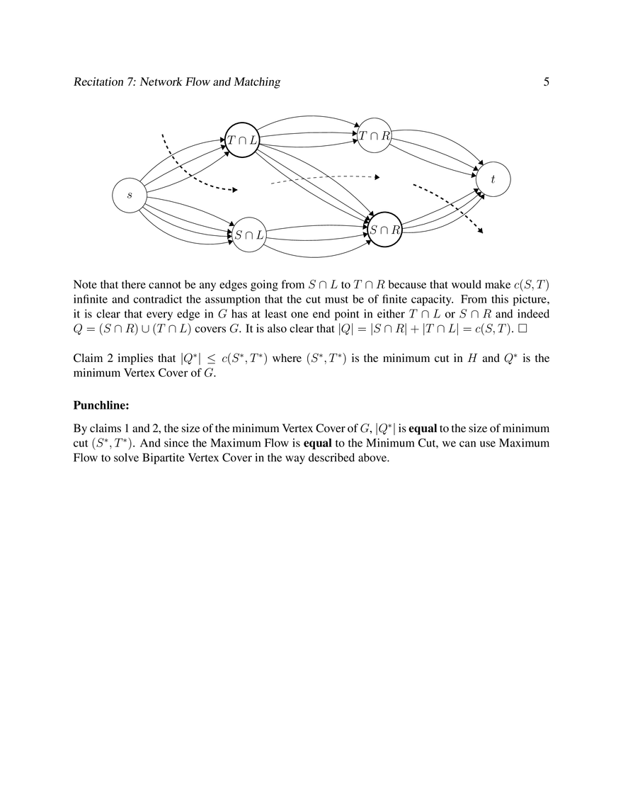 Network Flow and Matching Lecture Note Edubirdie
