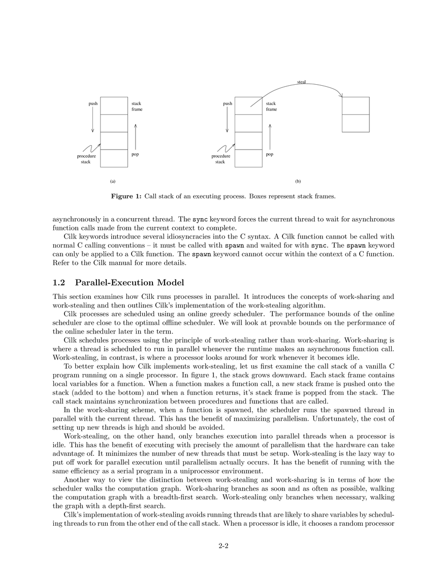 Cilk, Matrix Multiplication, and Sorting Massachusetts Institute of