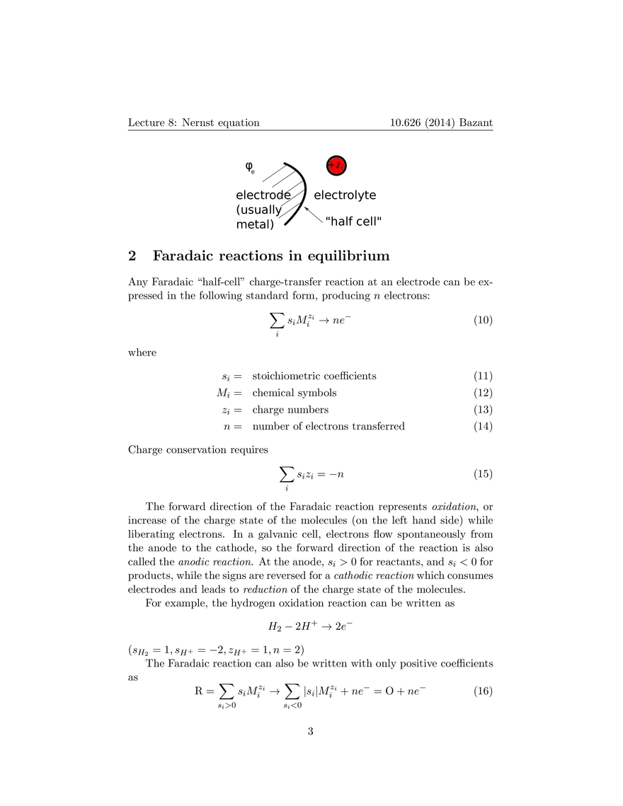The Nernst Equation Massachusetts Institute of Technology Edubirdie
