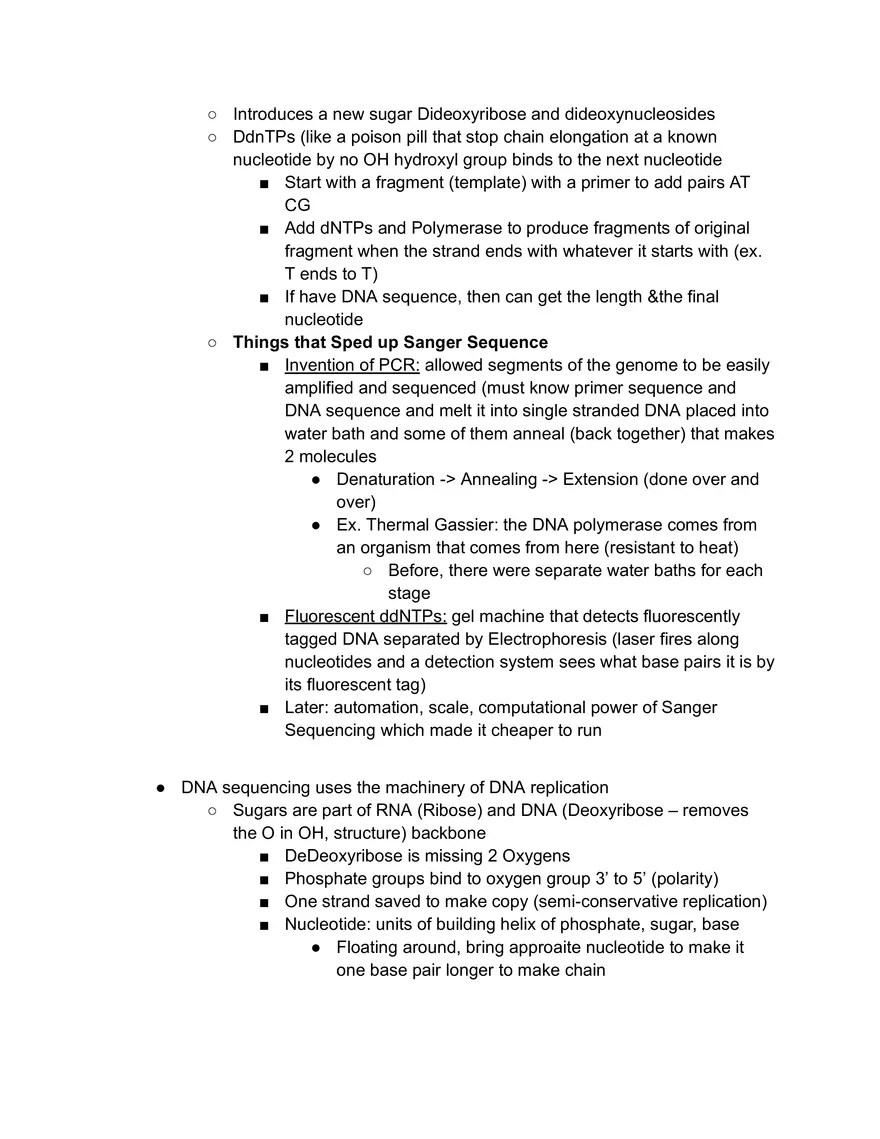Major Features of The Genome University of Virginia Edubirdie