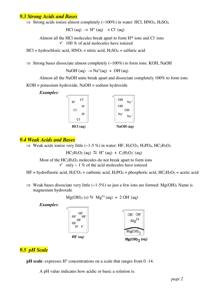Chapter 9 Acids & Bases Edubirdie