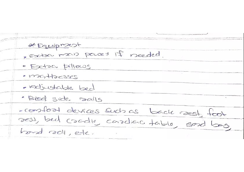 Transferring Immobile Patient from bed to chair Liberty University