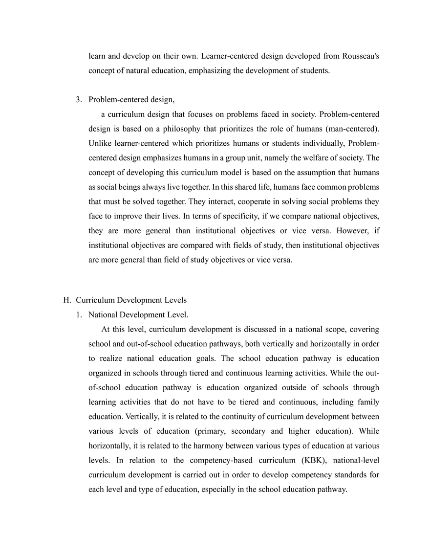 Curriculum Development Model California State University, Northridge
