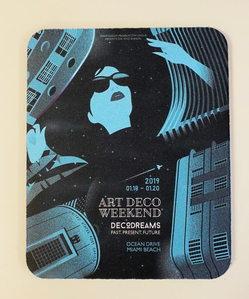 2019 ADW Mouse Pad Miami Design Preservation League