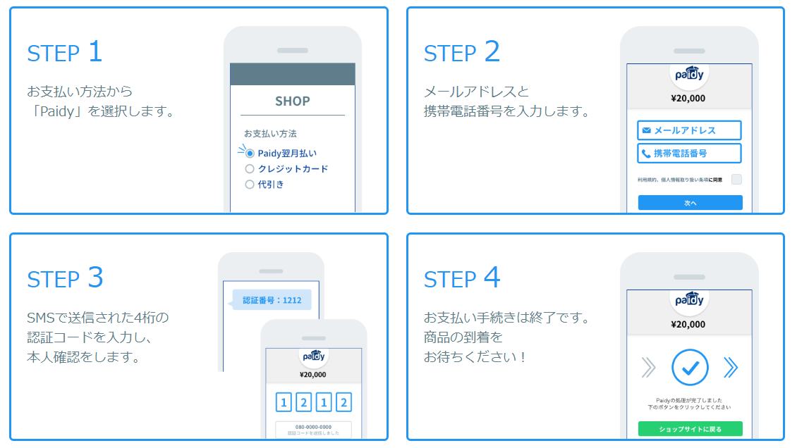 Paidy 翌月払い（コンビニ/銀行） についてくわしく知りたい BUYMAガイド