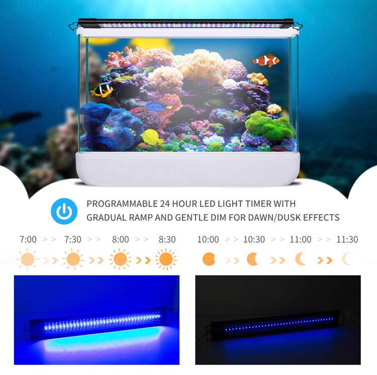Aquarium Programmable LED Lights 90cm Aquarium Programmable LED Lights 90cm