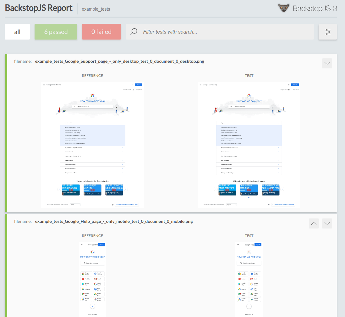Tweaking BackstopJS to improve Visual regression testing qanish