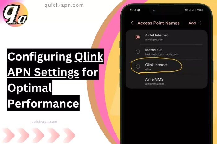 Qlink 5g apn settings for android