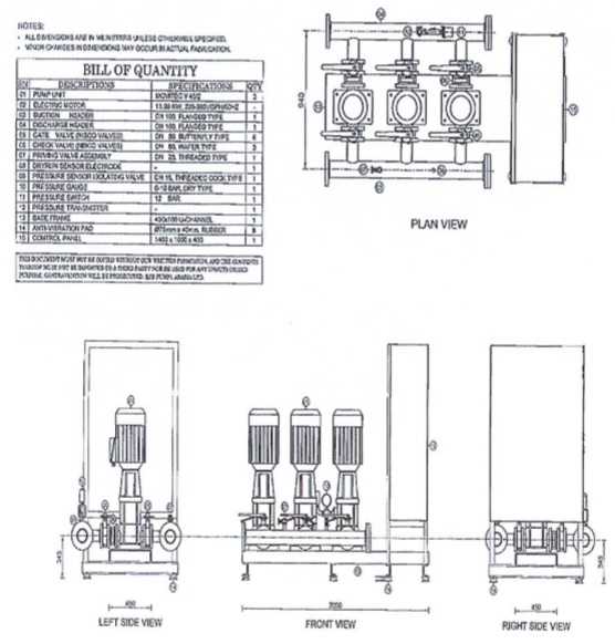 Method Statement for Installation of Water Pumps