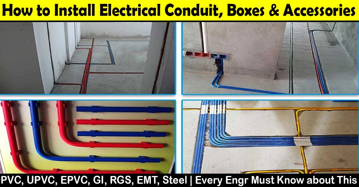 Cable Conduit Installation Work Procedure