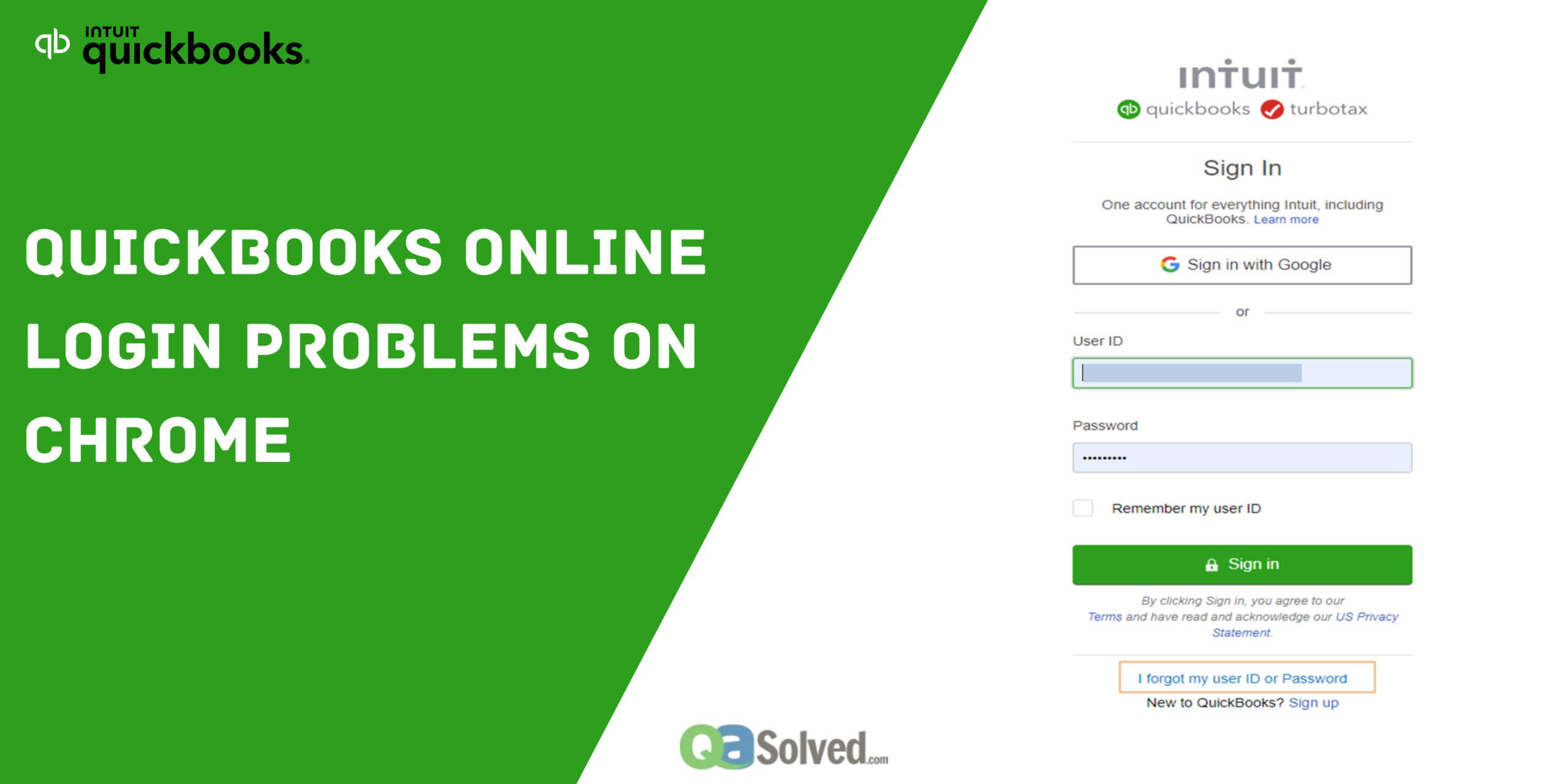 How to Fix Login Problems of QuickBooks Online on Chrome?