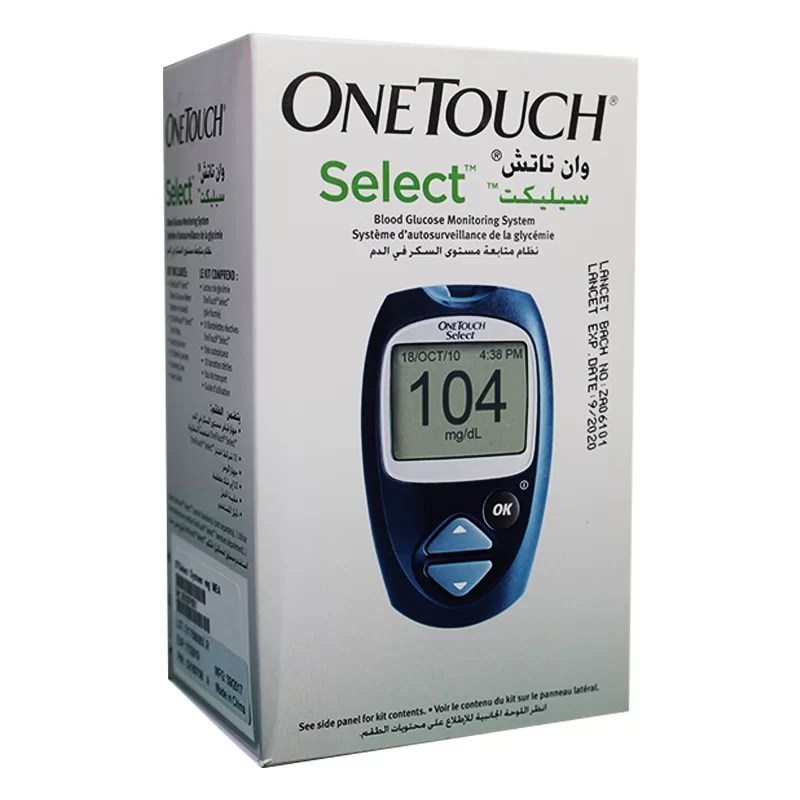 One Touch Select Blood Glucose Monitor Qasr Elteb
