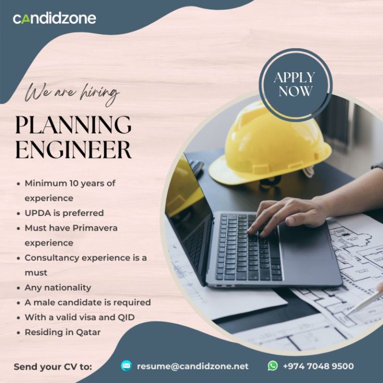 Hiring Planning Engineer in Qatar
