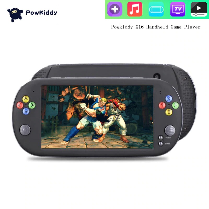 Powkiddy X16 Portable Handheld Video Game player 16GB ROM 7.0 Inch
