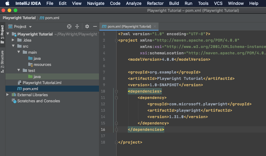 Installing Playwright with Java QATechTools
