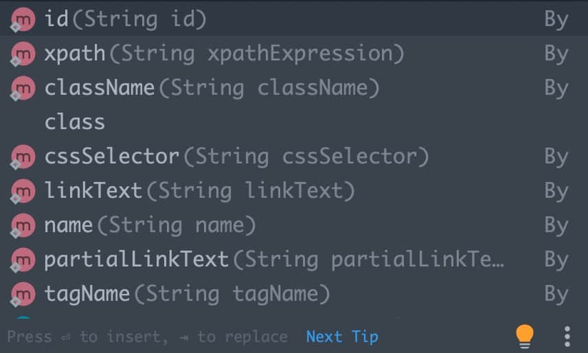 Selenium locator strategies how to identify browser elements