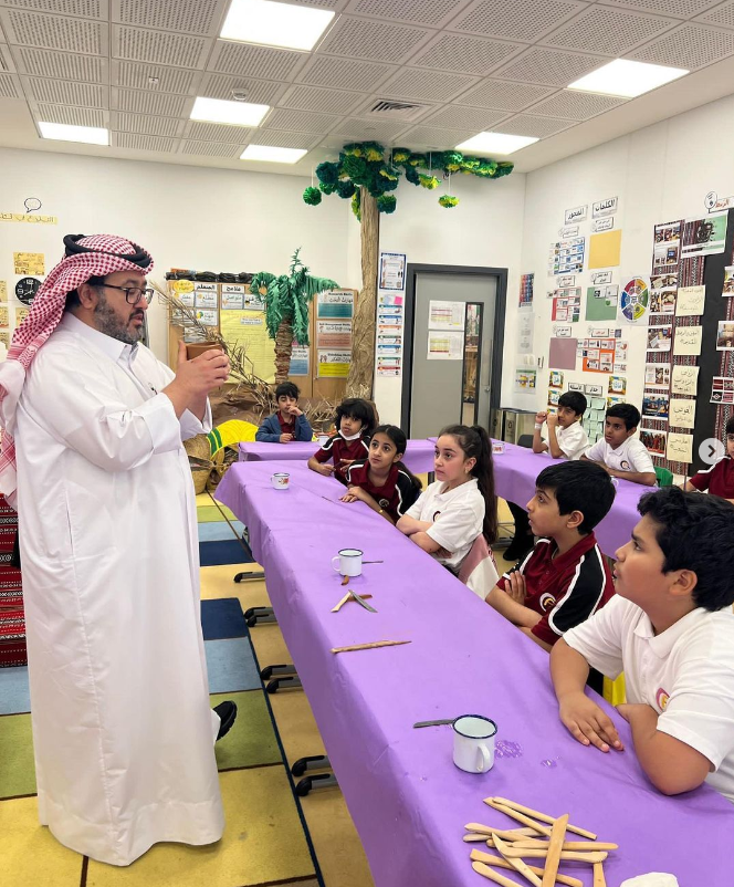 on pottery making Qatar Academy Al Wakrah